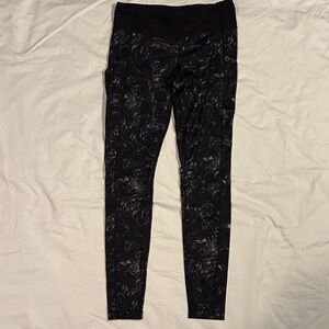 Lululemon Black Marble Leggings